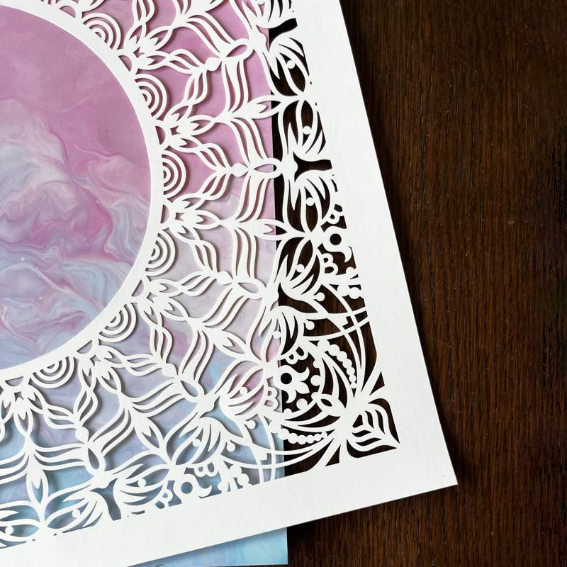 Paper Cut Lace Ketubah