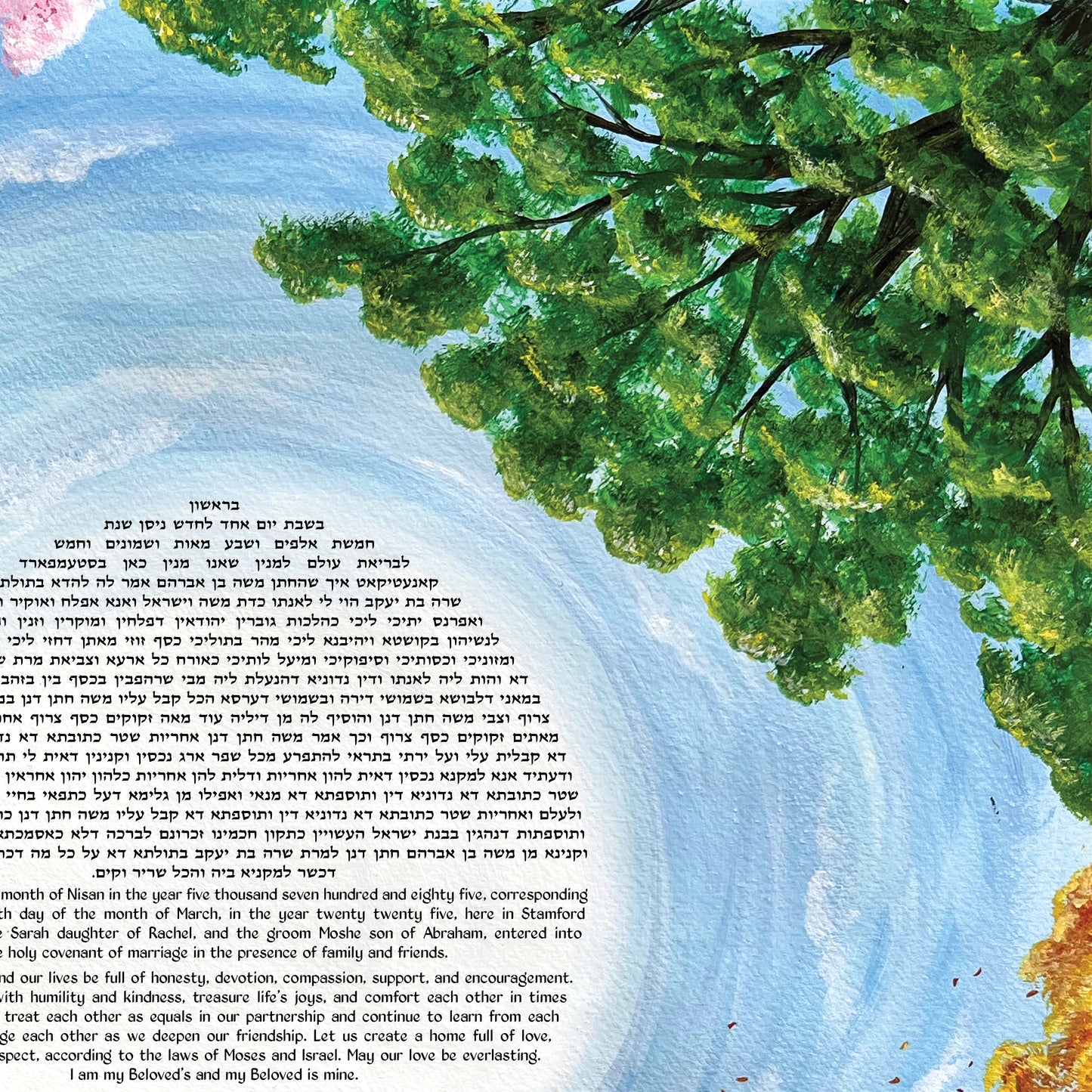 Four Seasons Tree Ketubah