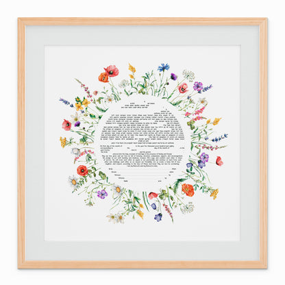 Spring Flowers Ketubah