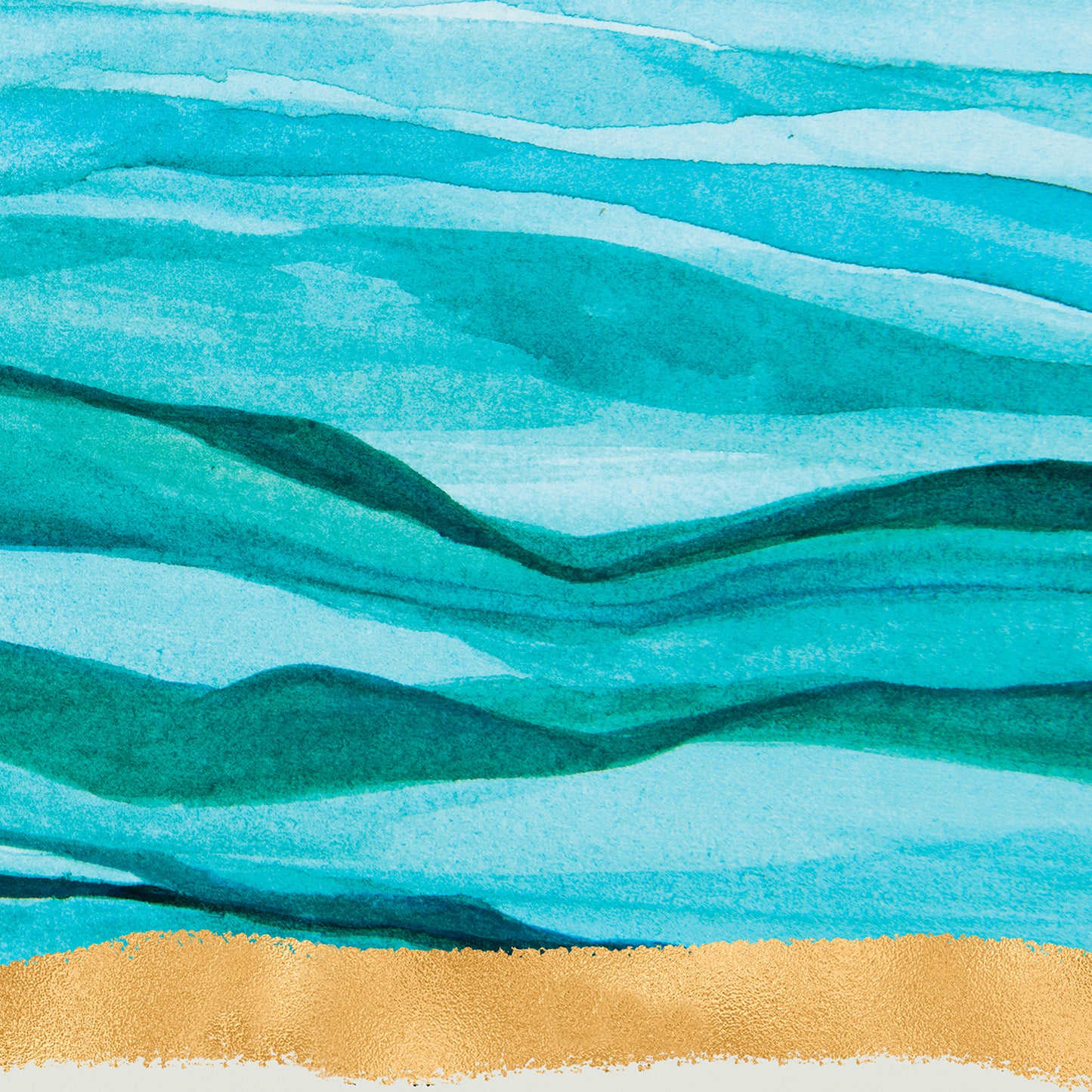 Abstract Ocean Ketubah