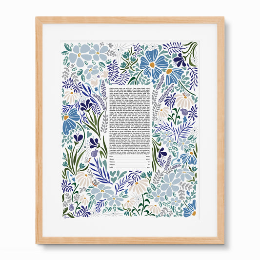 Spring Wildflower Garden Ketubah
