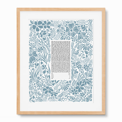 Modern Wildflower Garden Ketubah