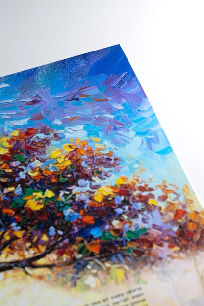 Colorful Tree of Life Ketubah – Impressionist Design